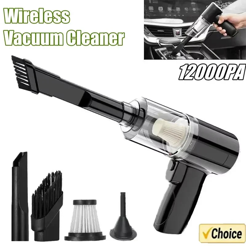 3in1 Car Vacuum Cleaner Mini Cordless Handheld Cleaning Machine Powerful Wireless Portable Vacuum Cleaner for Car