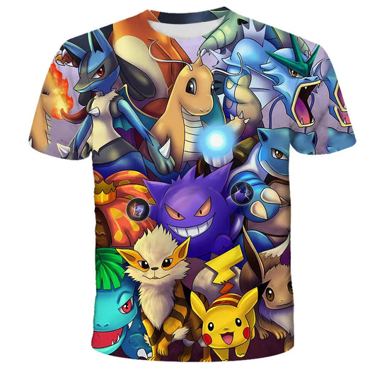 "Catch 'Em All: Kids Pokémon Adventure Tees"⚡️