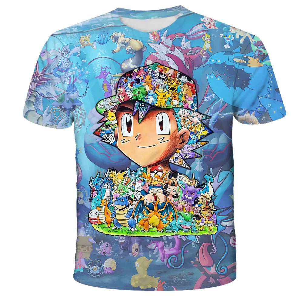 "Catch 'Em All: Kids Pokémon Adventure Tees"⚡️