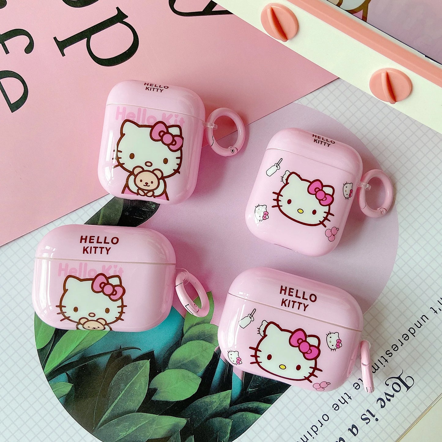 Hello Kitty Pink Girls Case For Airpods Pro 2 Case Soft