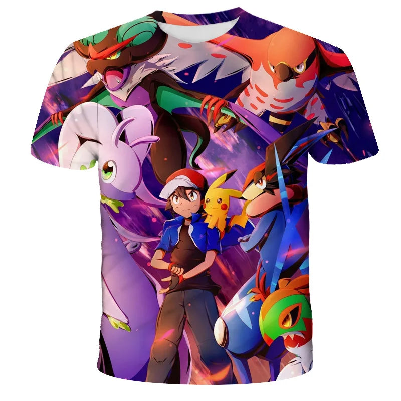 "Catch 'Em All: Kids Pokémon Adventure Tees"⚡️