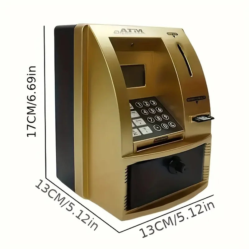 ATM Automatic Access Savings Jar, Intelligent Password, Real Voice, Perfect Gifts, Christmas, Halloween, Thanksgiving