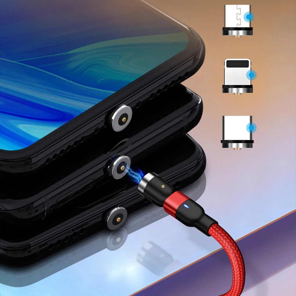 USB Charging Cable Flexible 540-Degree Magnetic Chargers ⚡️