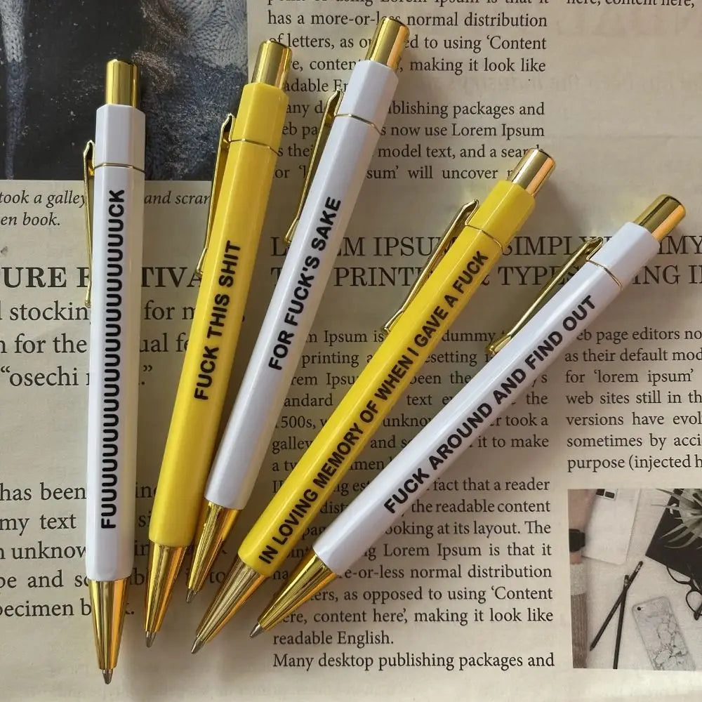 Funny & Motivational Pens 🖊️