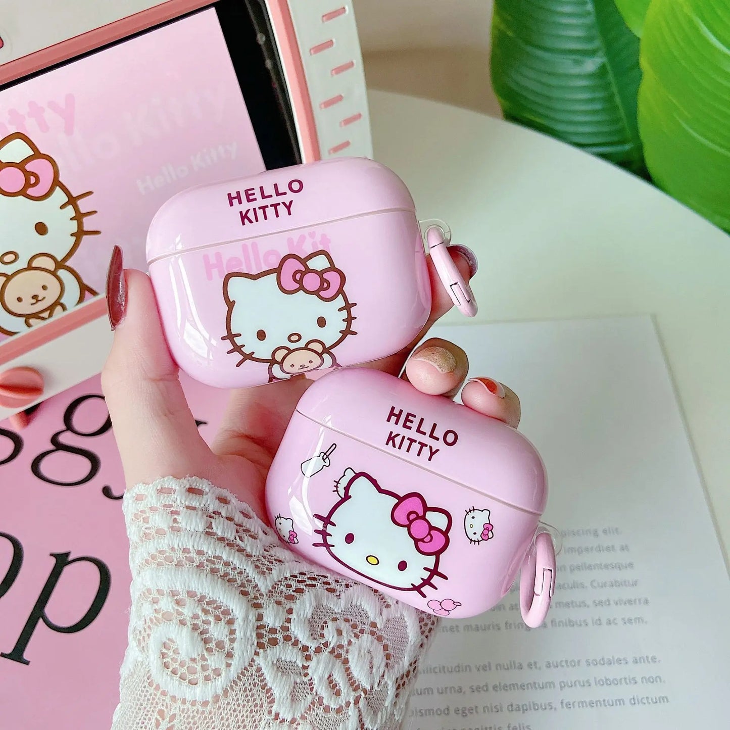 Hello Kitty Pink Girls Case For Airpods Pro 2 Case Soft