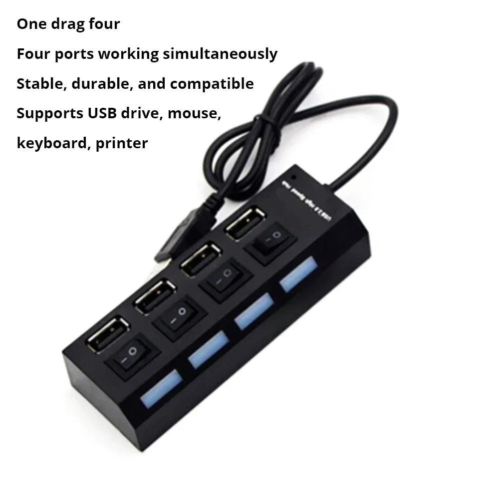 4-Port Usb 2.0 Hub 💯